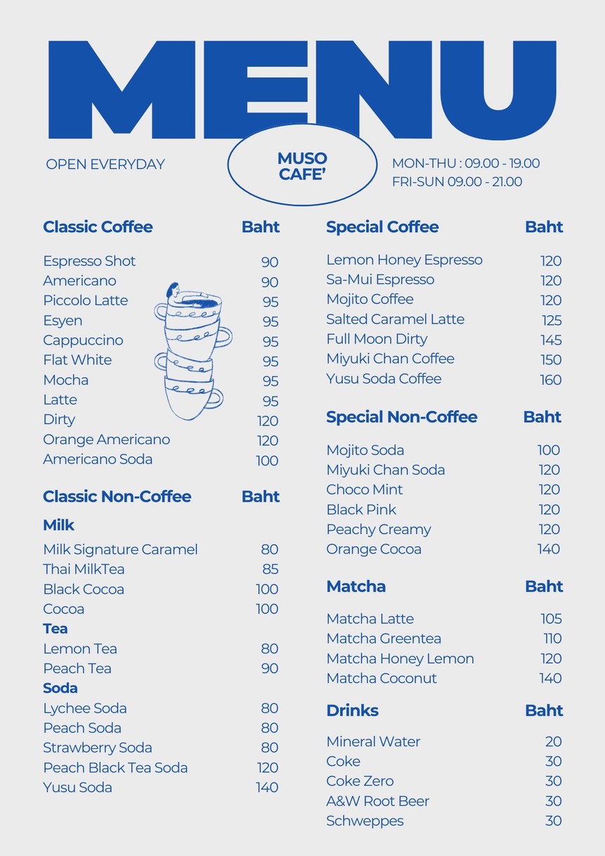 MUSO Coffee & Friends menu 4