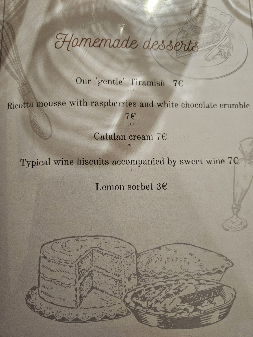 Osteria da Marcello 1961 menu 4