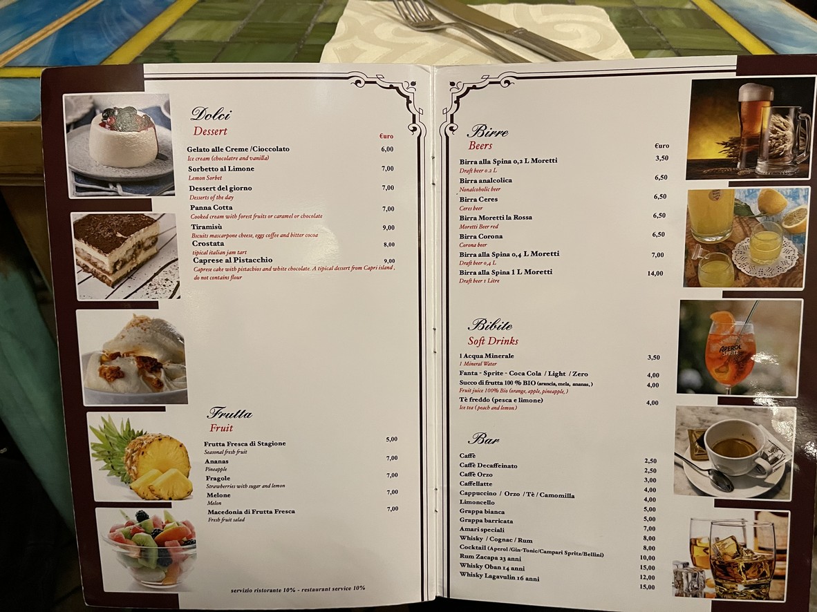 Ristorante Pizzeria La Sagrestia menu 6