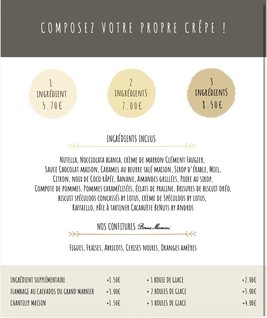 Le Cidre d'Or menu 4