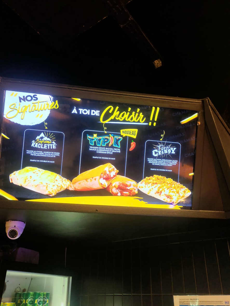 Chamas Tacos® Sartrouville menu 2