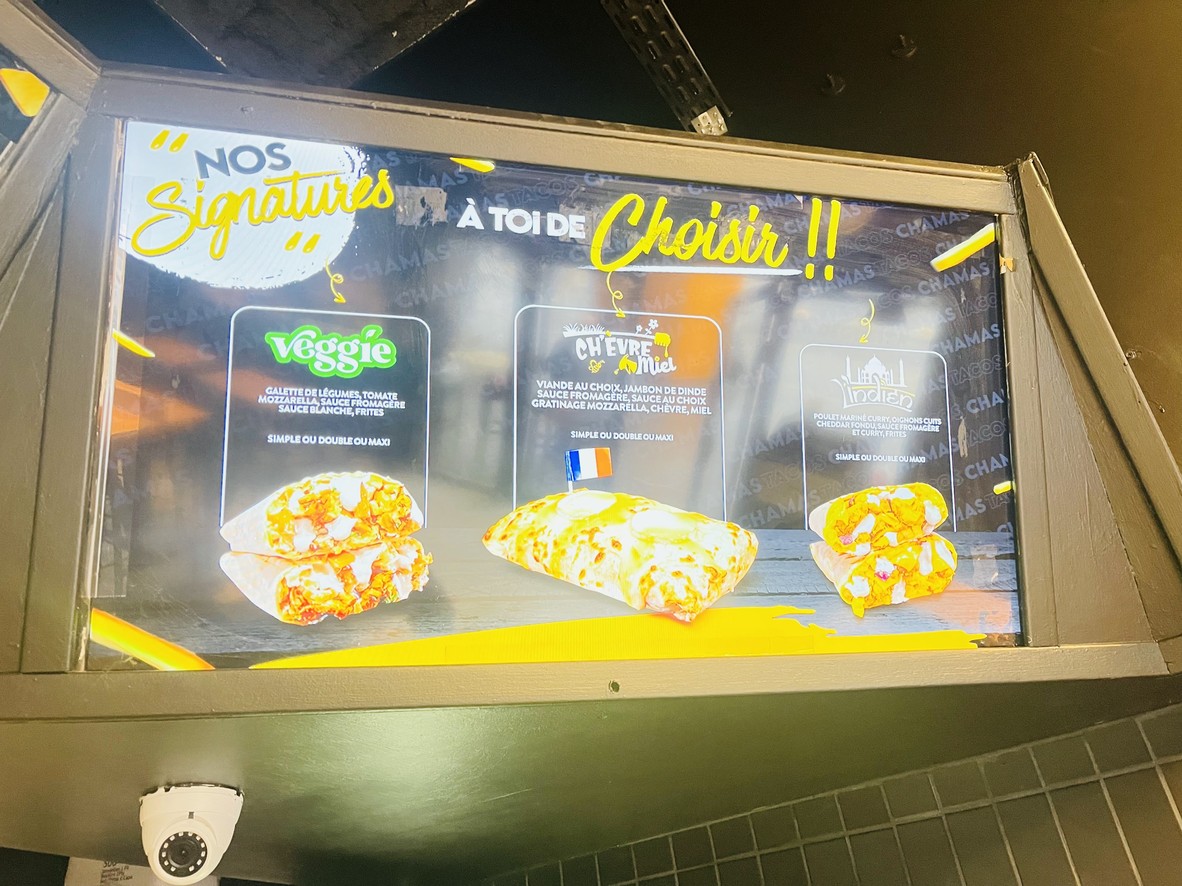 Chamas Tacos® Sartrouville menu 3