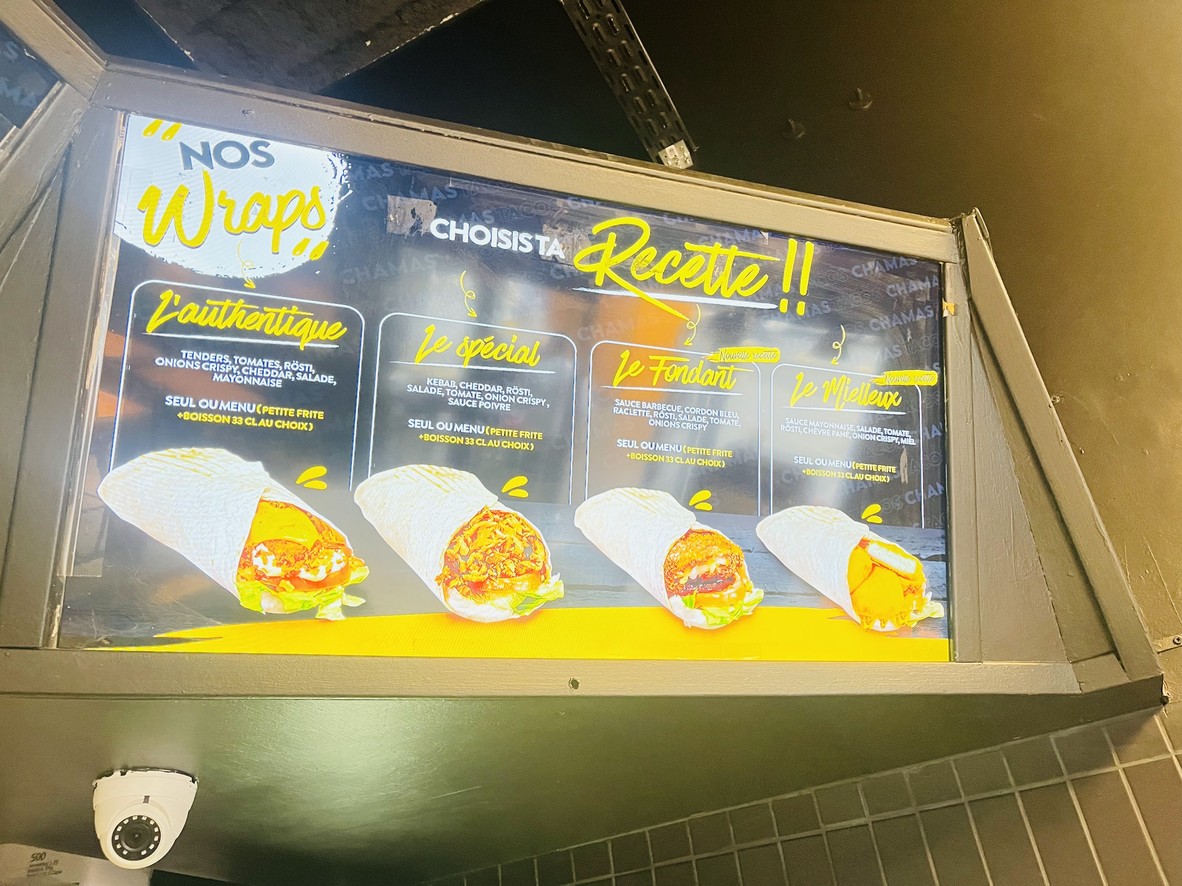 Chamas Tacos® Sartrouville menu 4