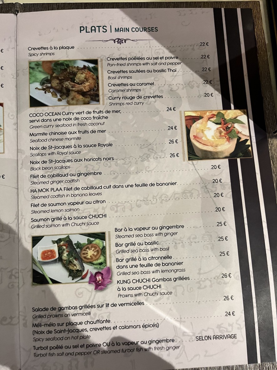 Kok Ping menu 3