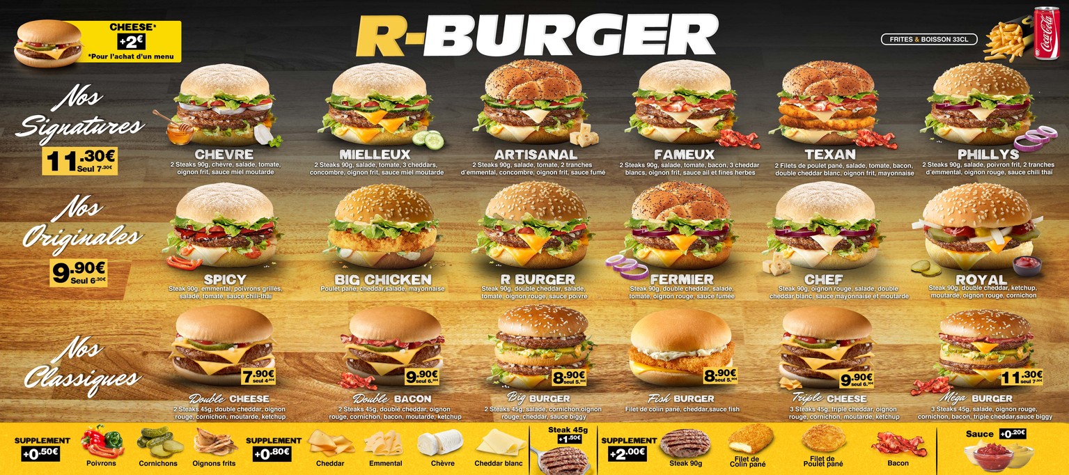 R burger menu 2