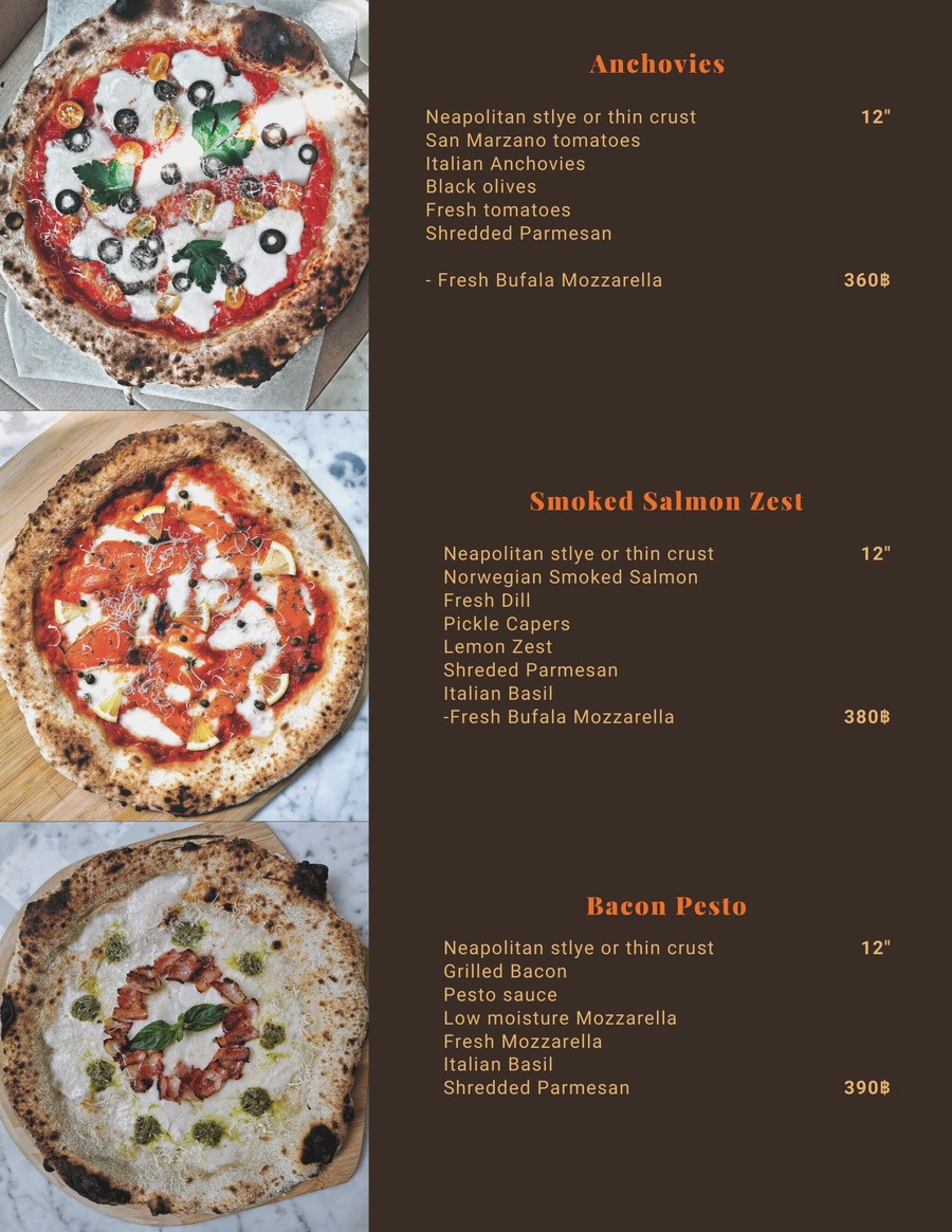 Bello ghost pizza menu 3