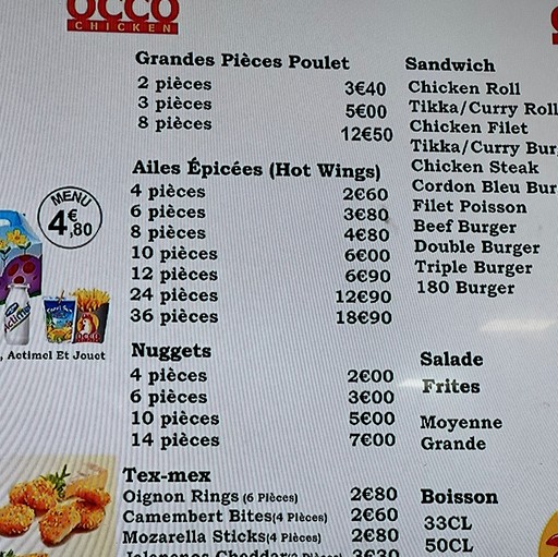 Occo Chicken Clignancourt