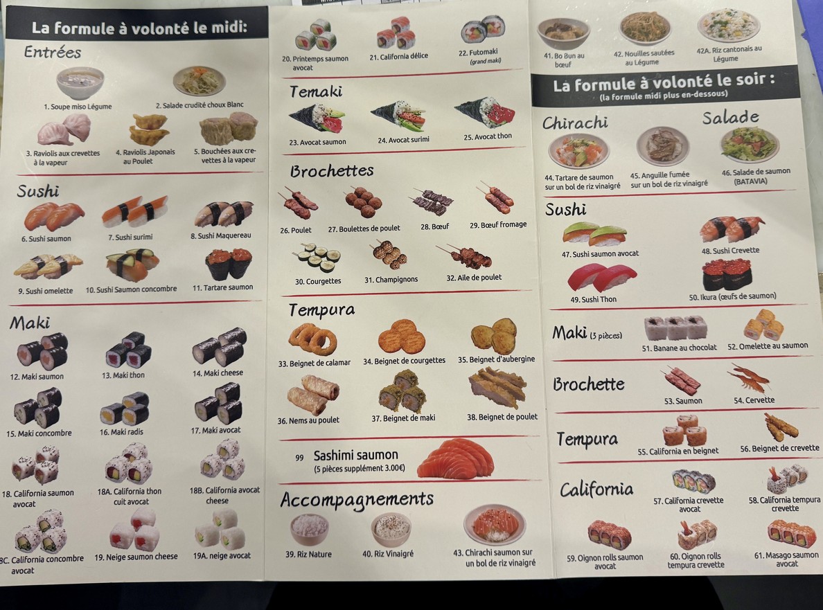 Kazoku menu 2
