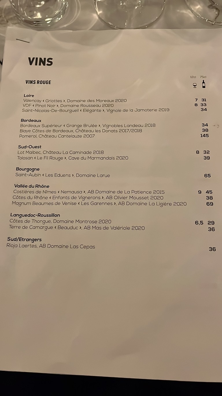 Perlimpinpin - Tartares sur mesure menu 3