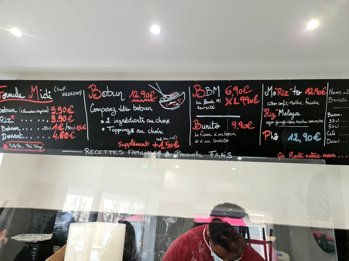 Bobun Moi Clichy menu 2