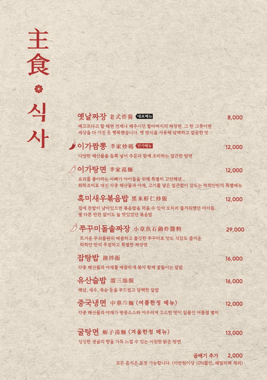 Rakheean Gajwa Main Branch / LAKIAN / 樂喜安 menu 3