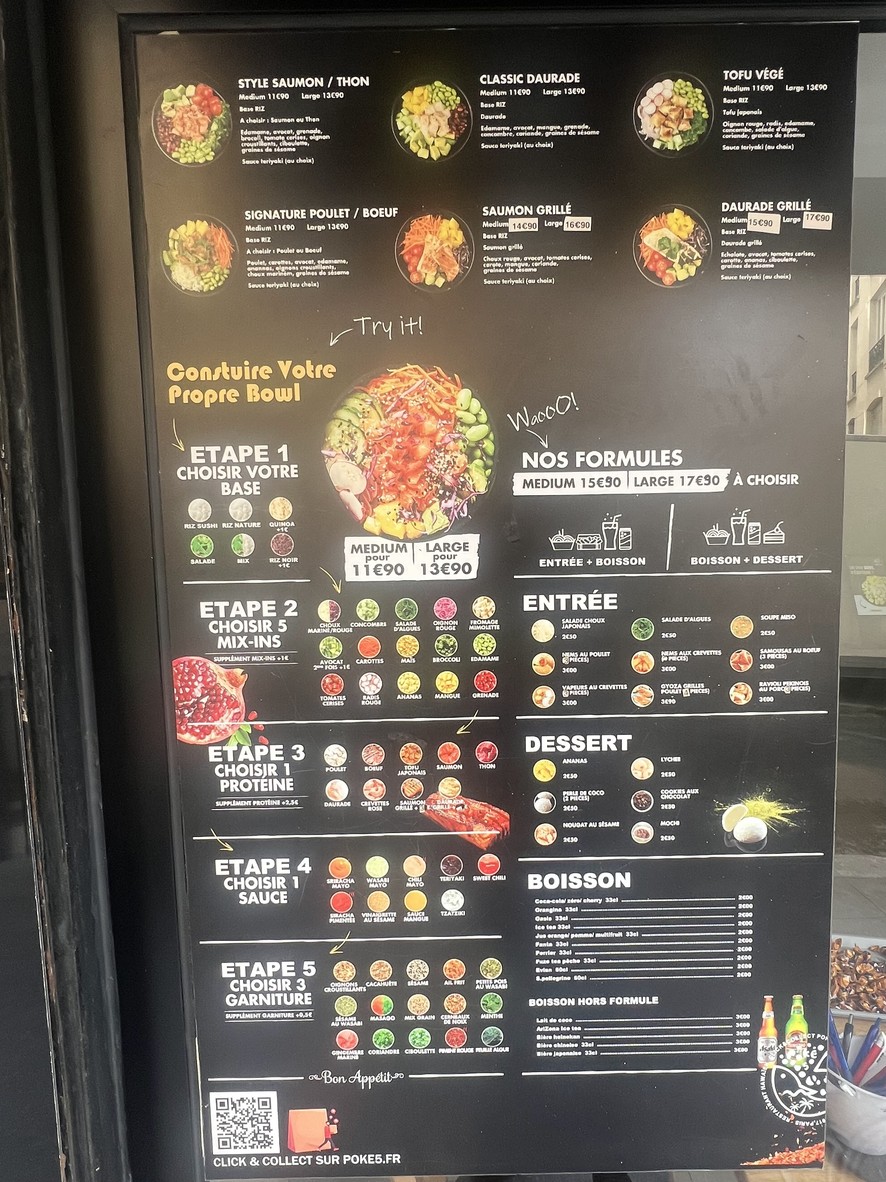 POKE FIVE menu 1