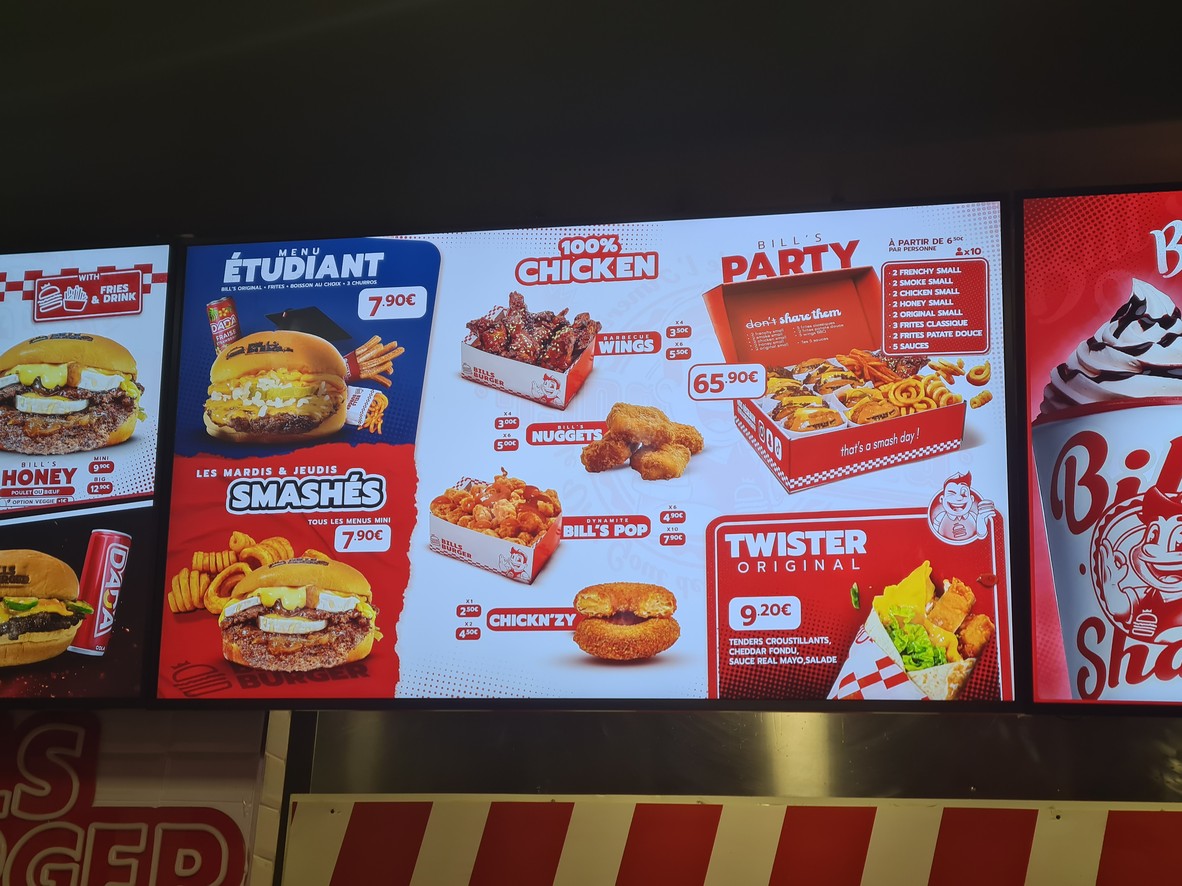 Bill's Burger Vitry-sur-Seine menu 3