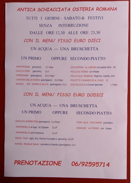 Antica Schiacciata Romana