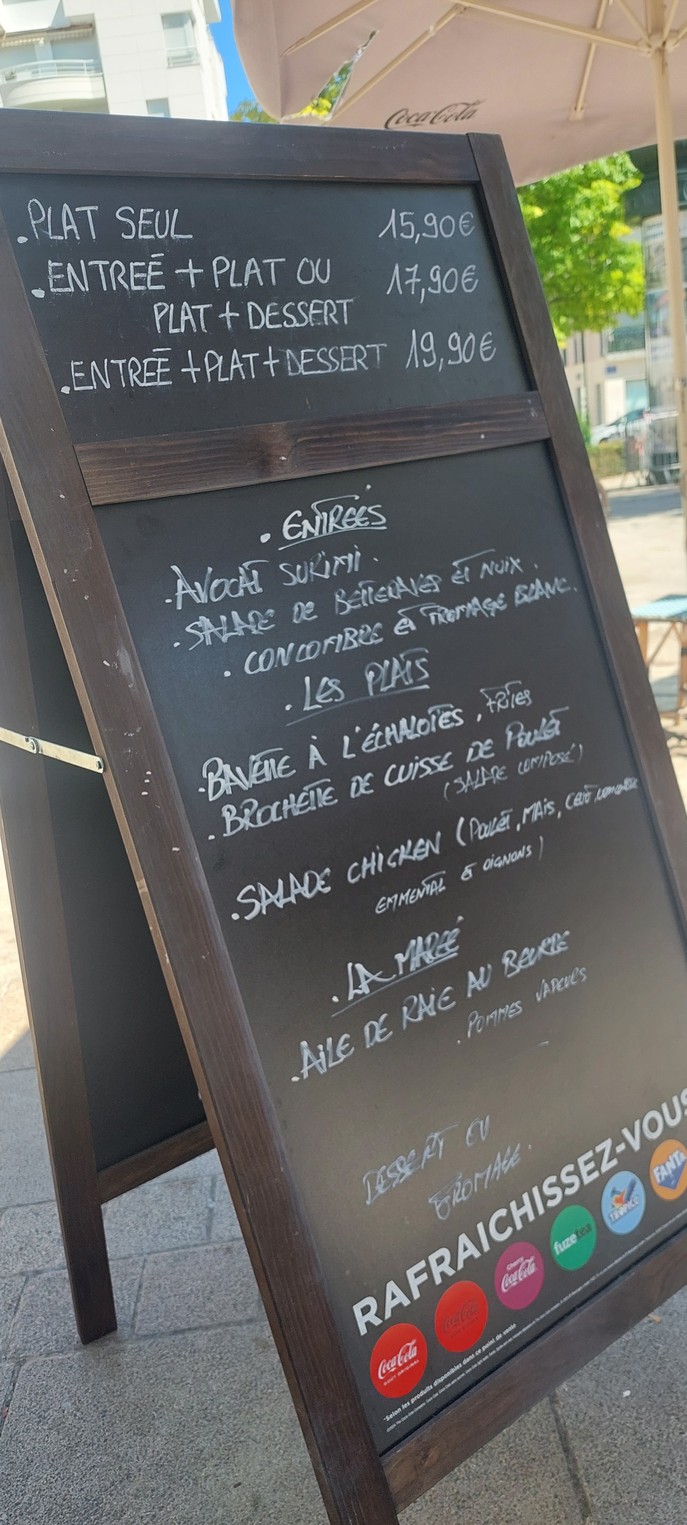 Brasserie de l'Hôtel de Ville menu 2