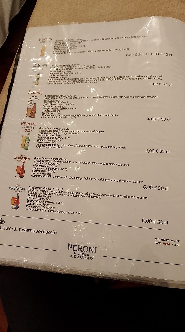 Taverna Boccaccio menu 6
