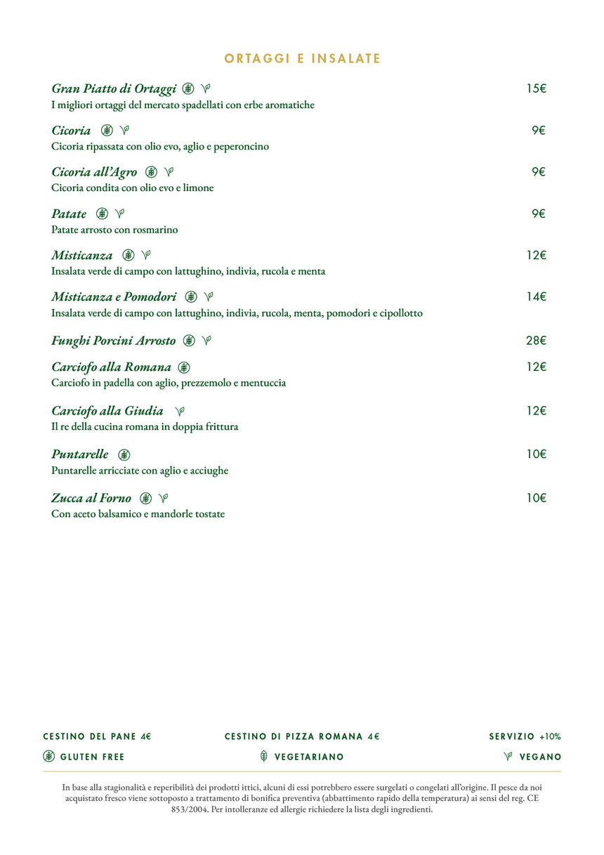 Alfredo alla Scrofa Restaurant menu 4