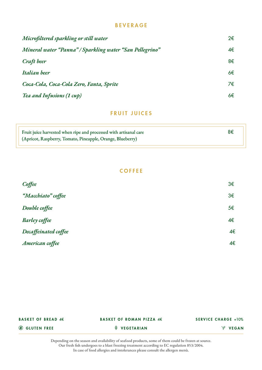Alfredo alla Scrofa Restaurant menu 7