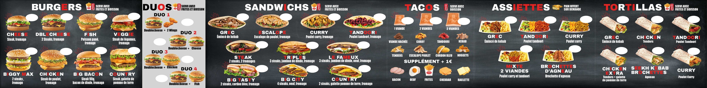 Time food aux puces menu 1