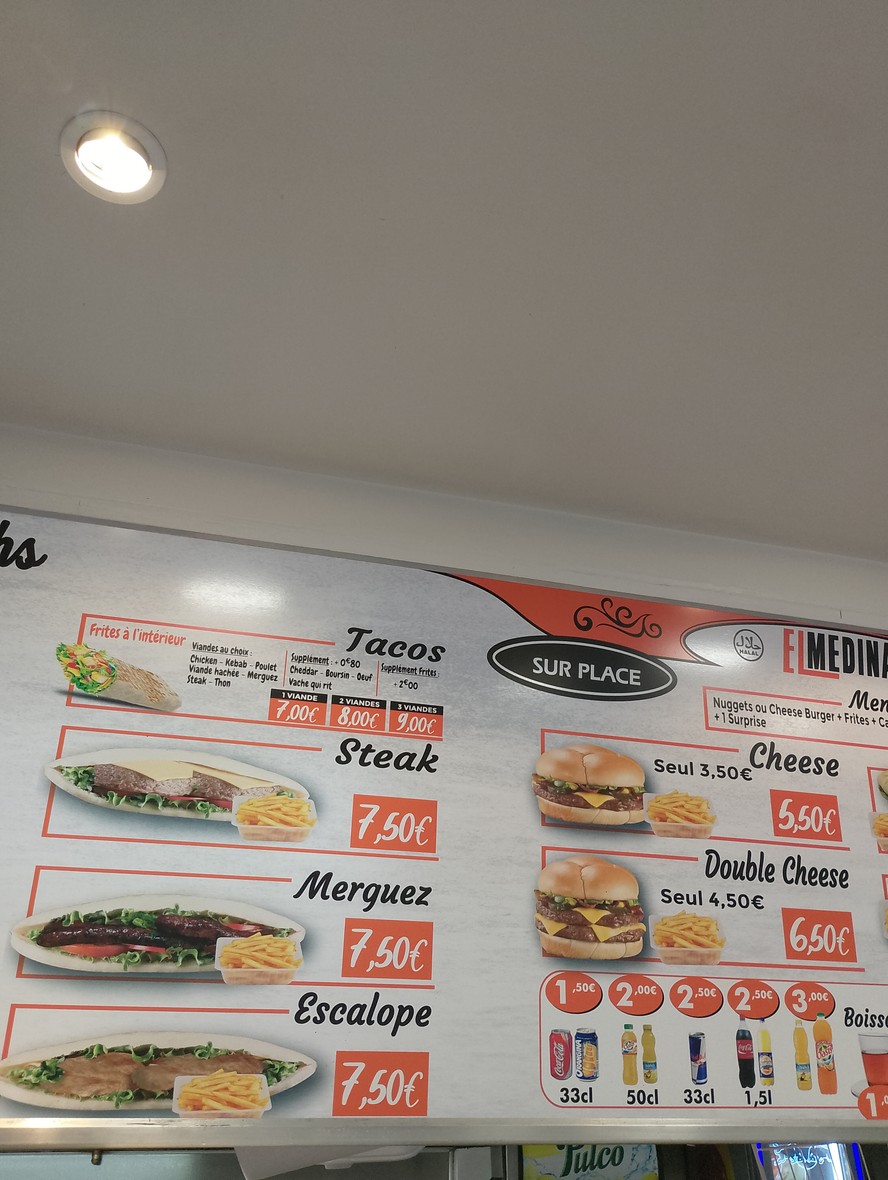 El Medina menu 3