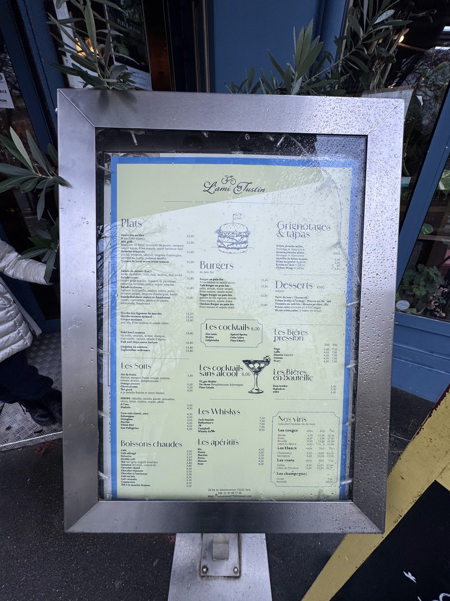 Hotel Obododo menu 1