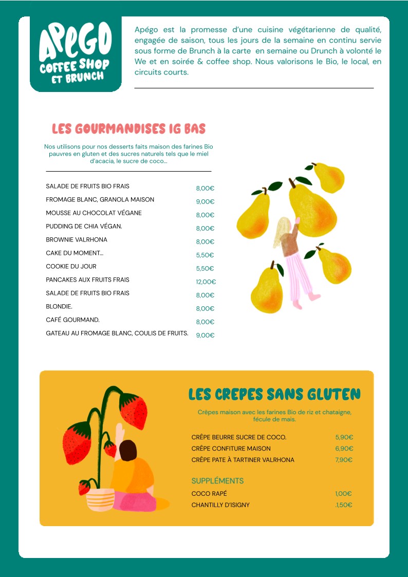 Apégo menu 2