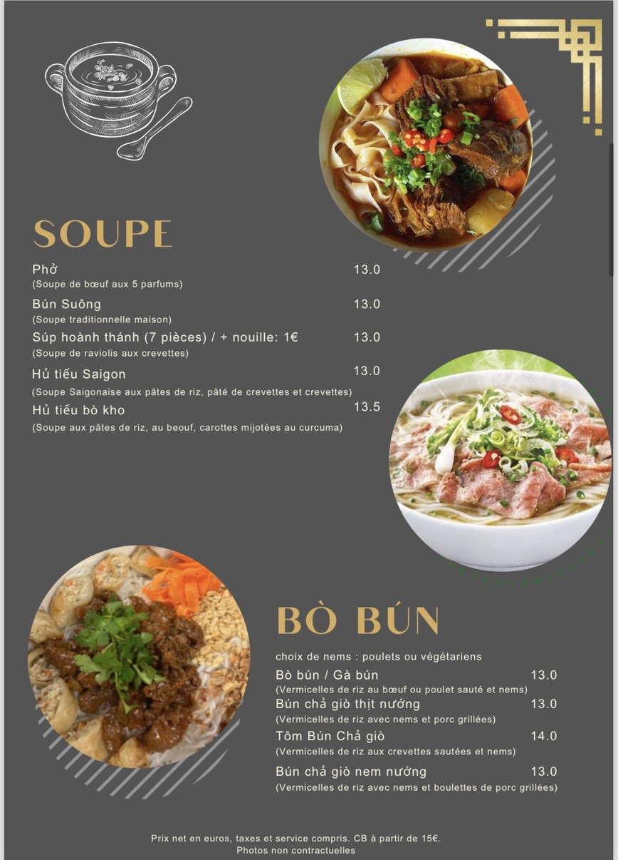Restaurant Suave menu 3