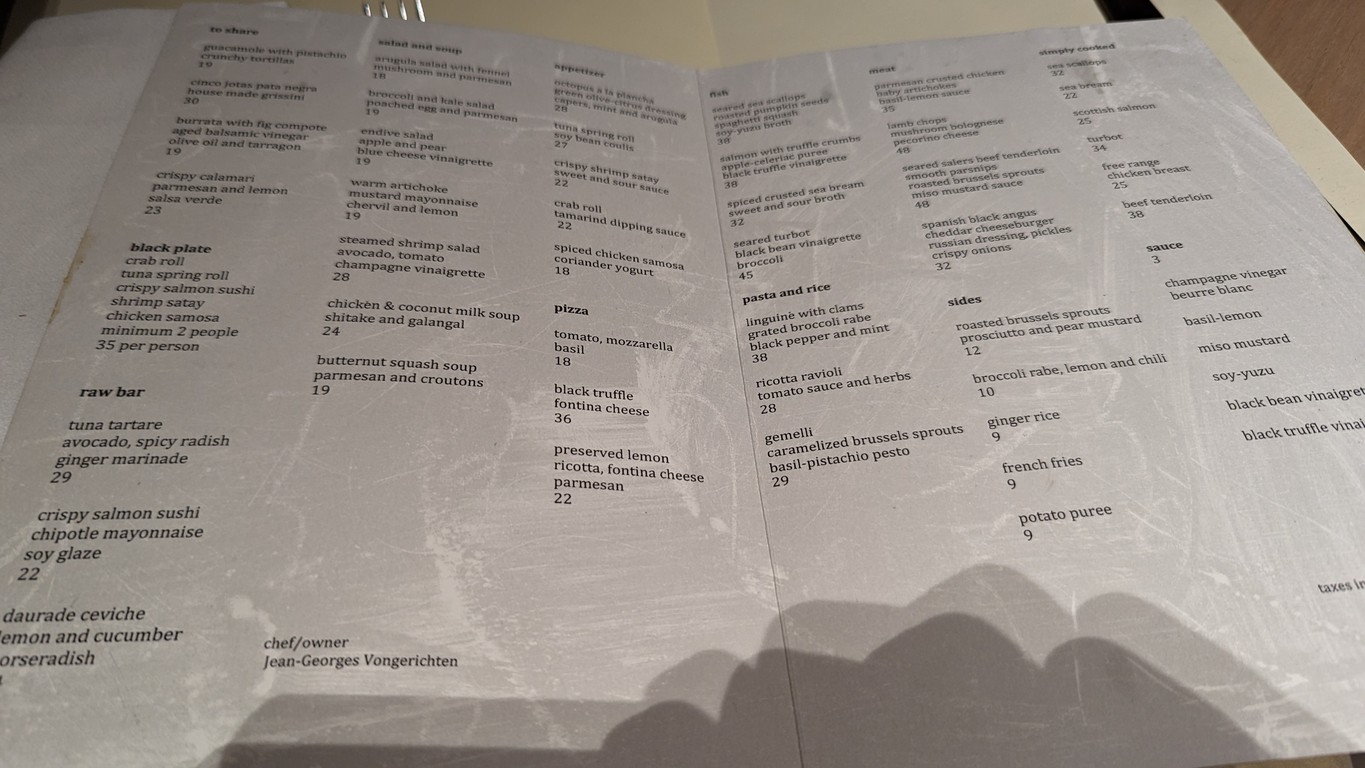 Market menu 1