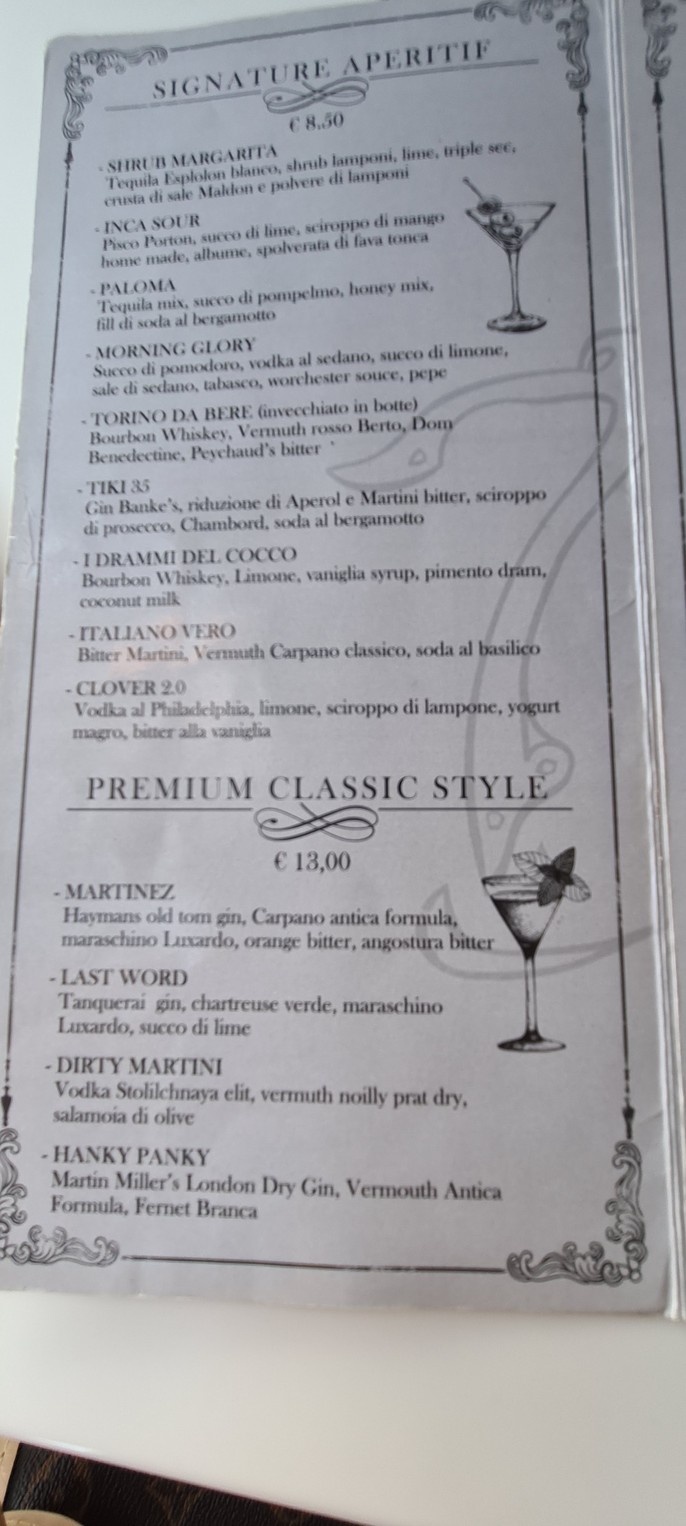 Tiki Bar menu 2