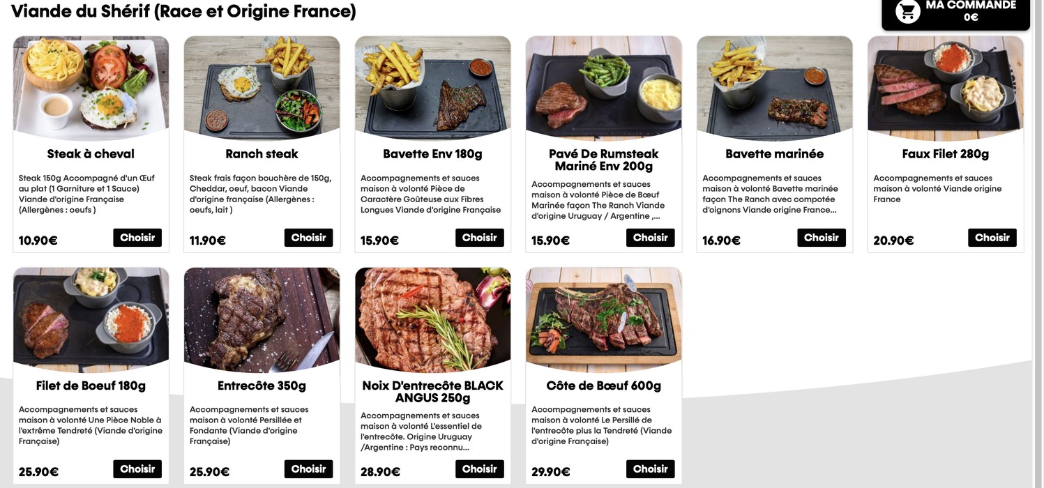 The Ranch Noisy le Sec menu 6
