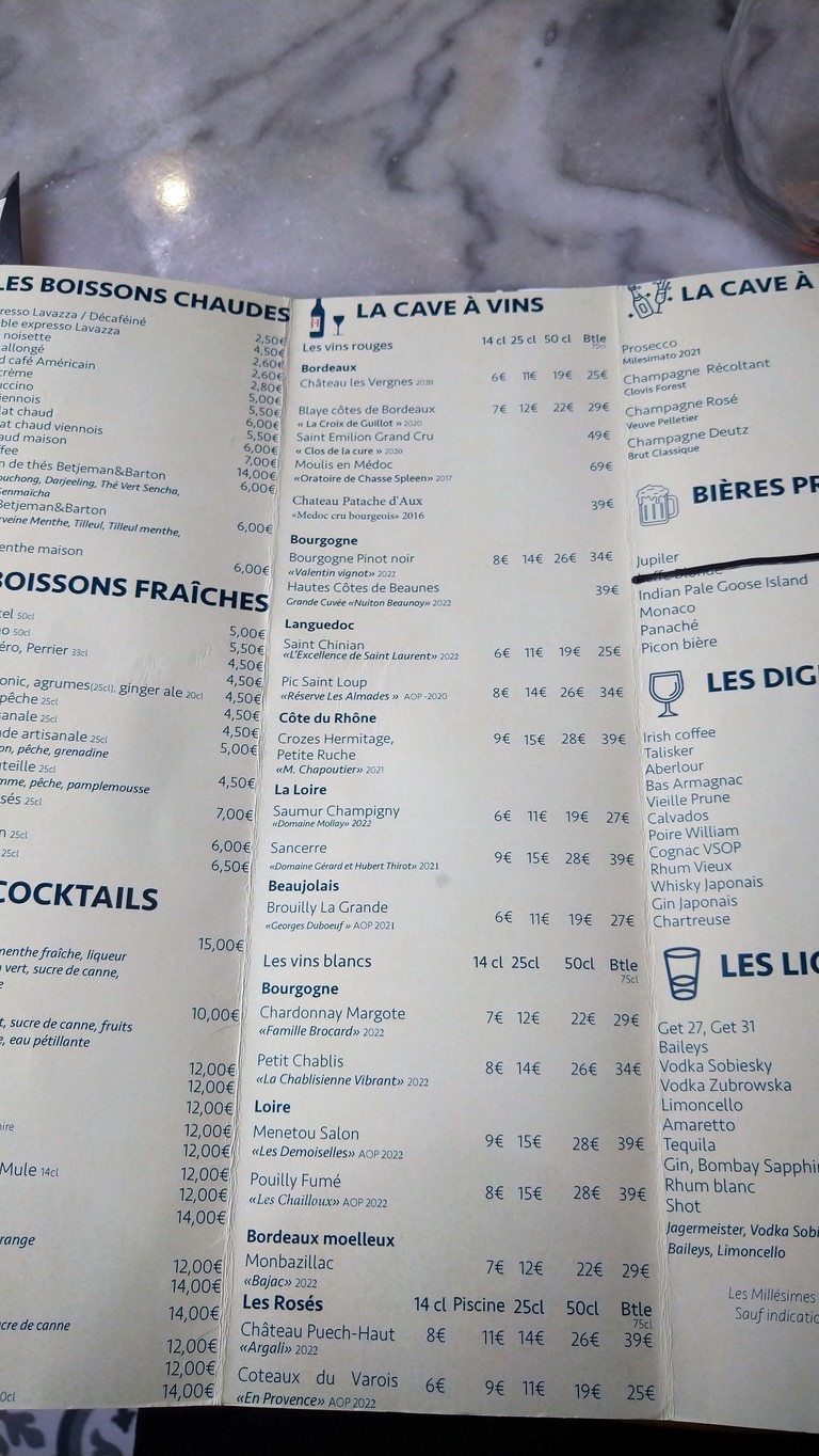 Café Marcelle & Marcel menu 4
