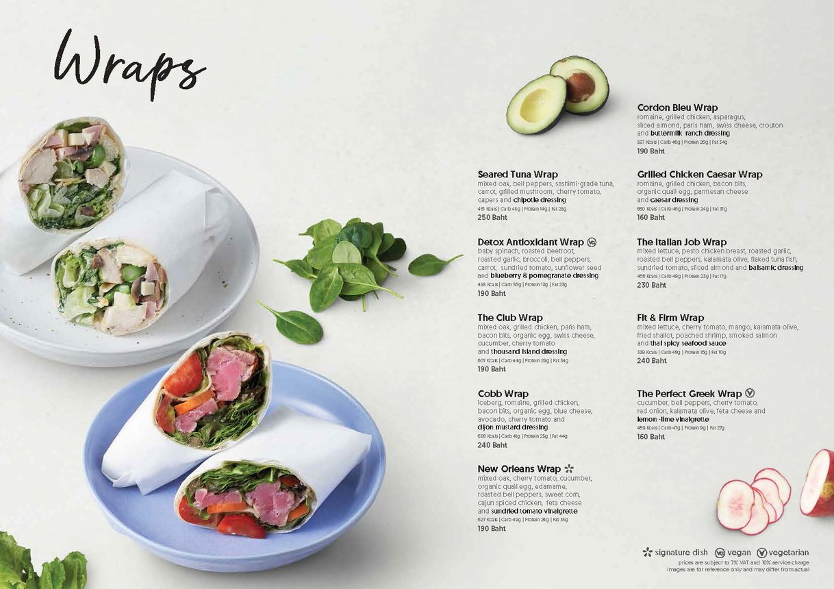 getfresh at Q-House Lumpini menu 2