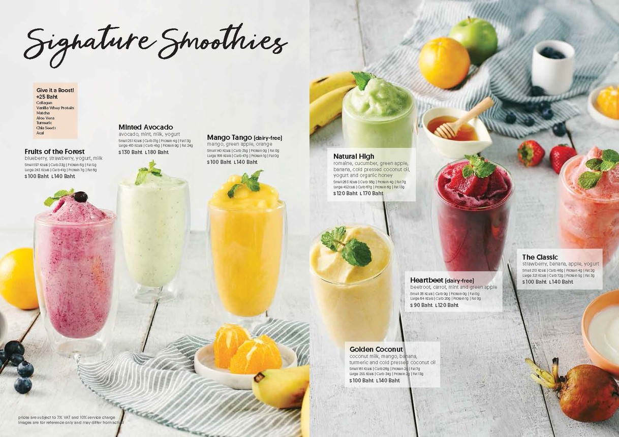 getfresh at Q-House Lumpini menu 4
