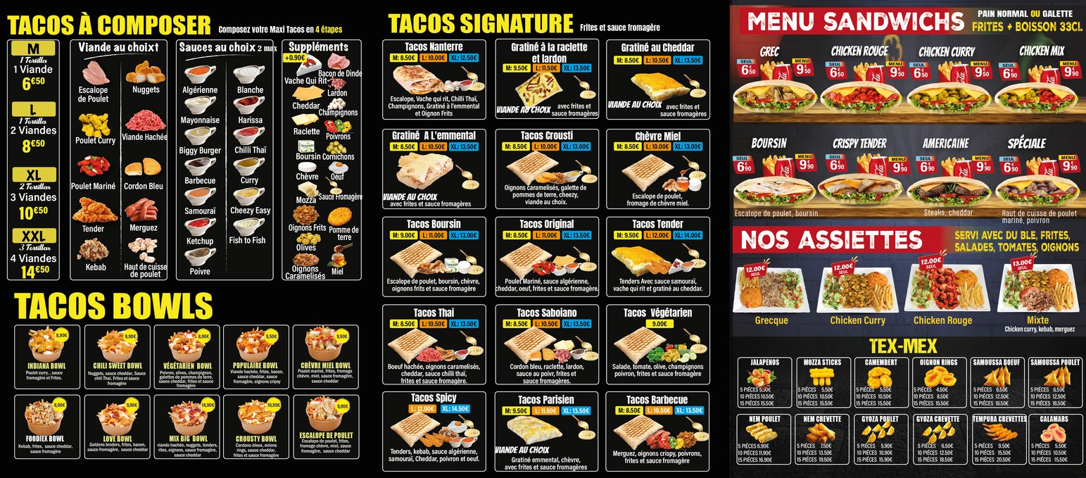 TACOS N ROLL menu 2