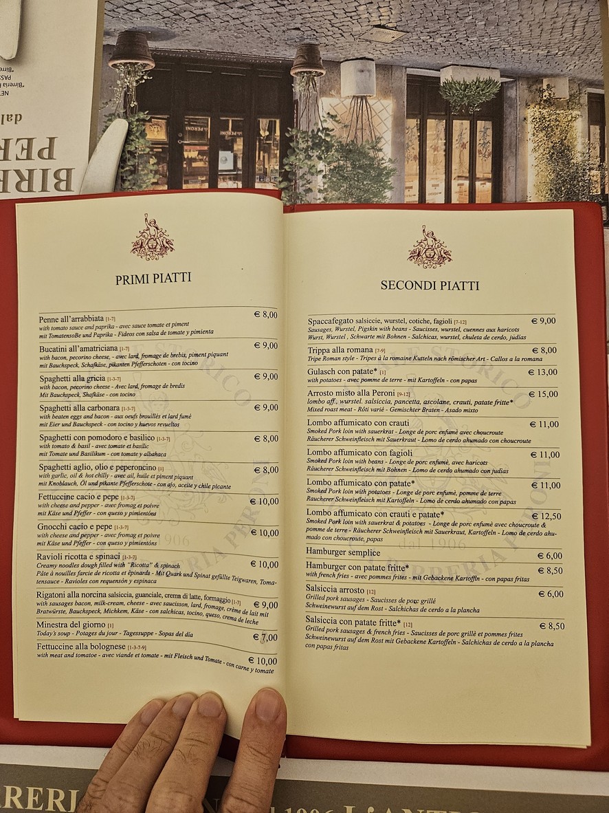 L'Antica Birreria Peroni menu 4