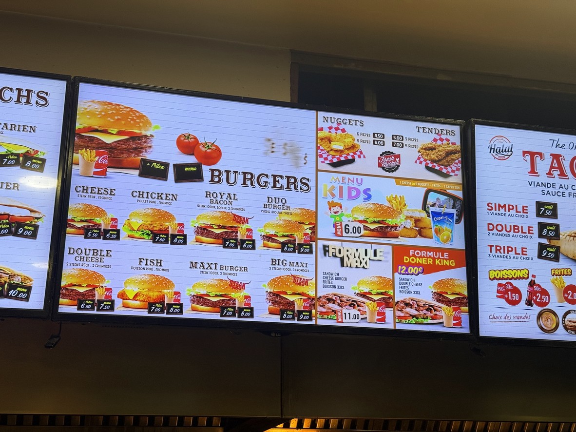 Doner king menu 2