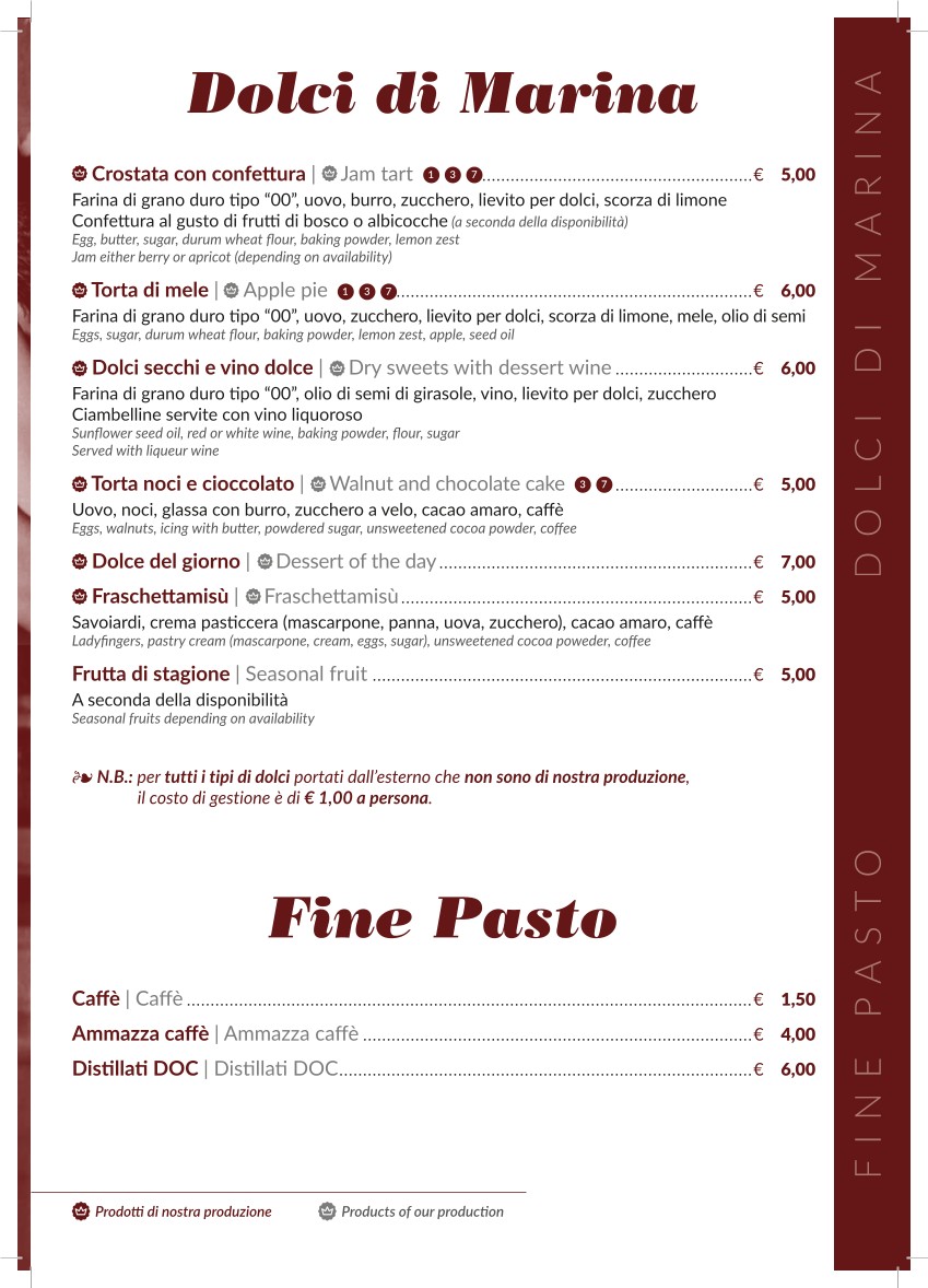 Fraschetta Gourmet menu 5