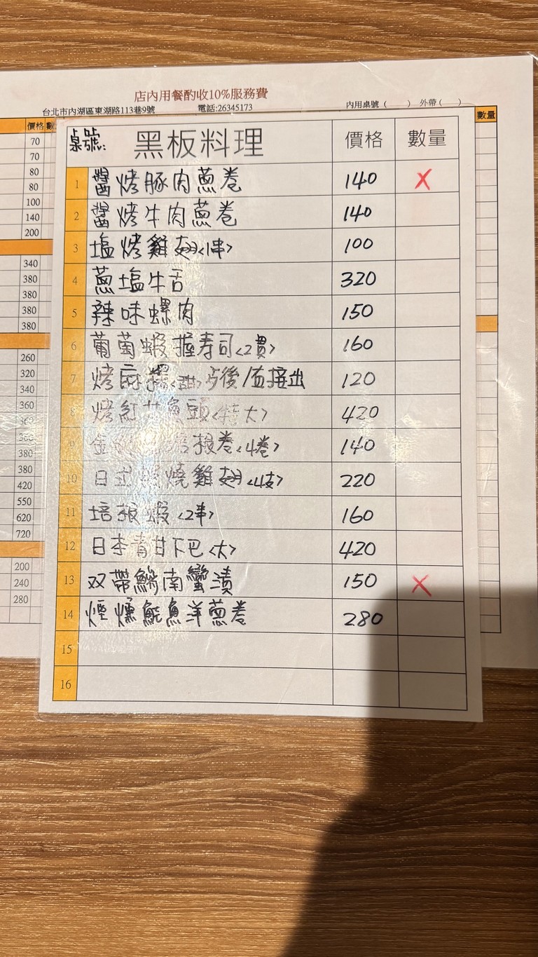 Torii-chō Nichiryō Izakaya (Dōnghú Diàn) menu 2