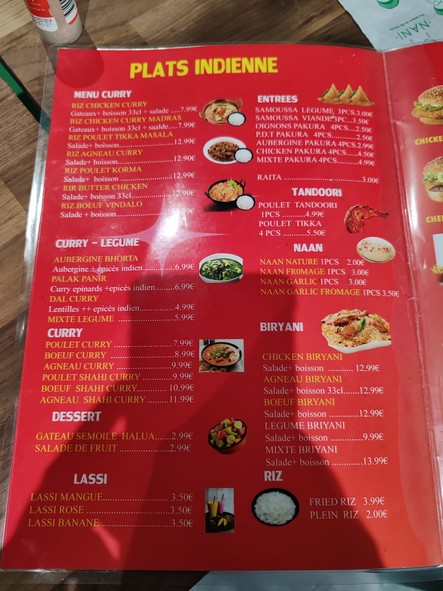 NANI RESTAURANT INDIEN