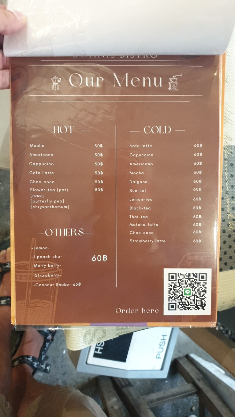 Anis Bistro menu 2