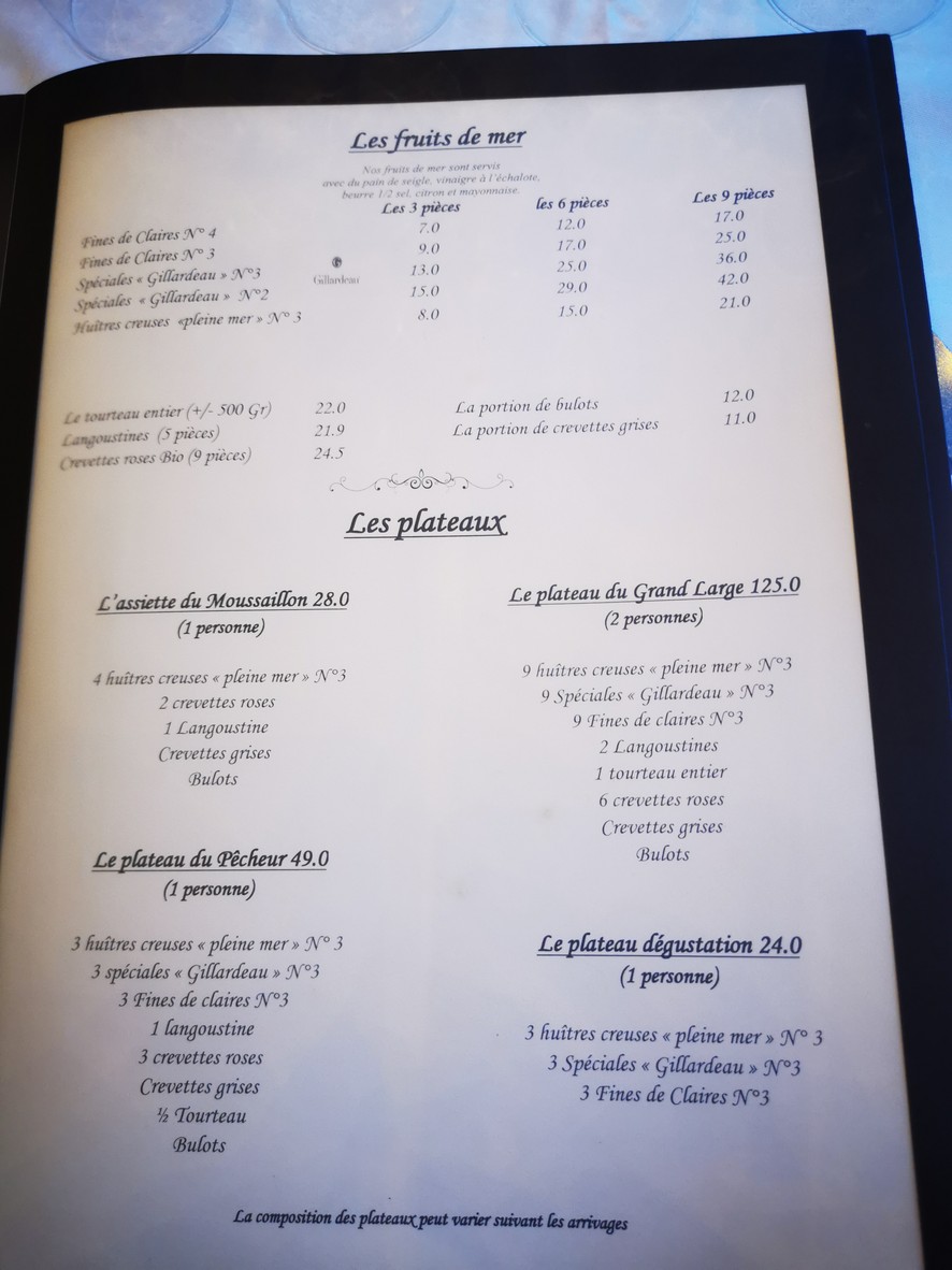 Le Zeyer menu 2