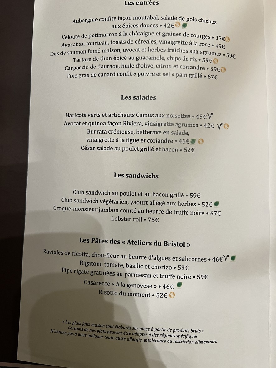 Café Antonia menu 1