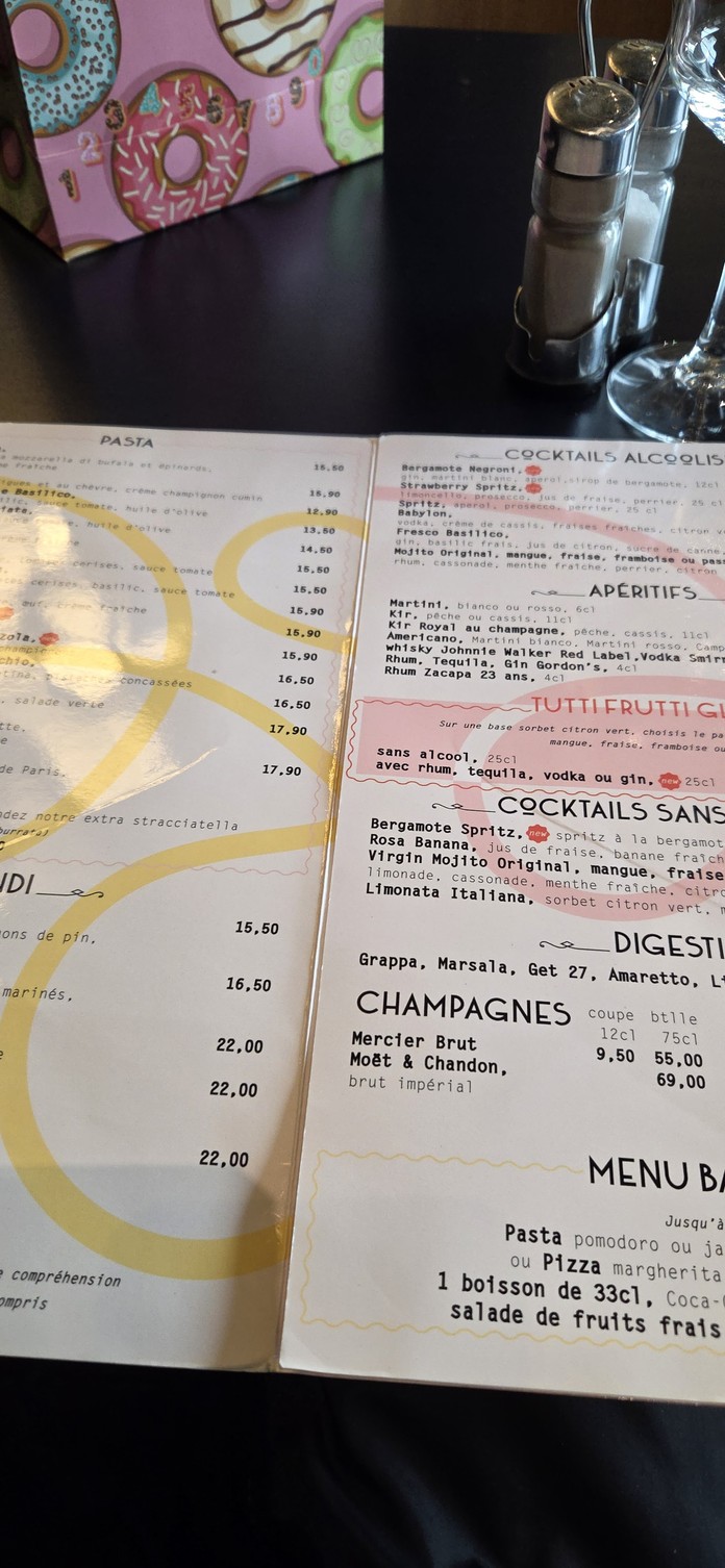 Fratellini Caffè menu 2