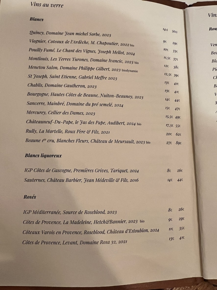 Restaurante Georgette menu 2