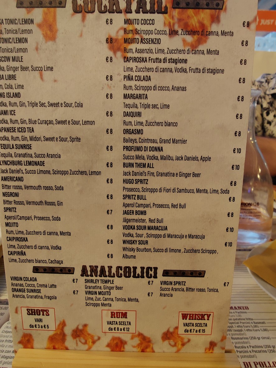 Vtwin Pub&Bar Restaurant menu 3