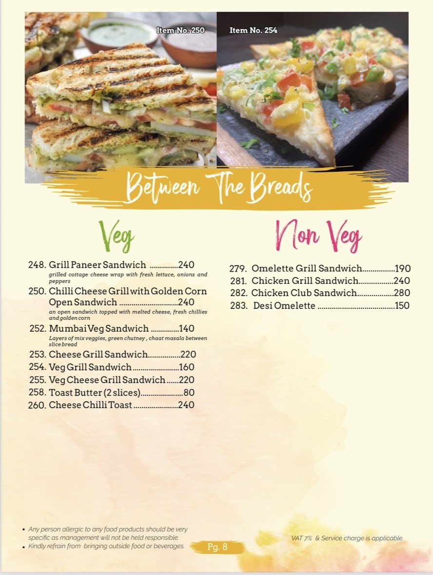 Khao Piyo Bangkok - Indian Multi Cuisine menu 3