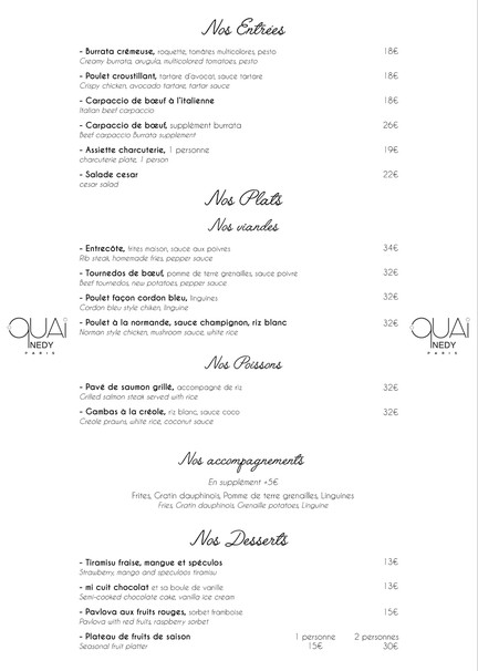 Quai Nedy Lounge Restaurant