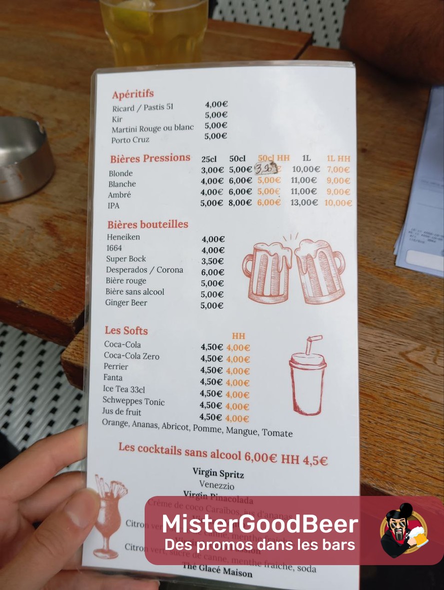 L'Atelier Suffren menu 2
