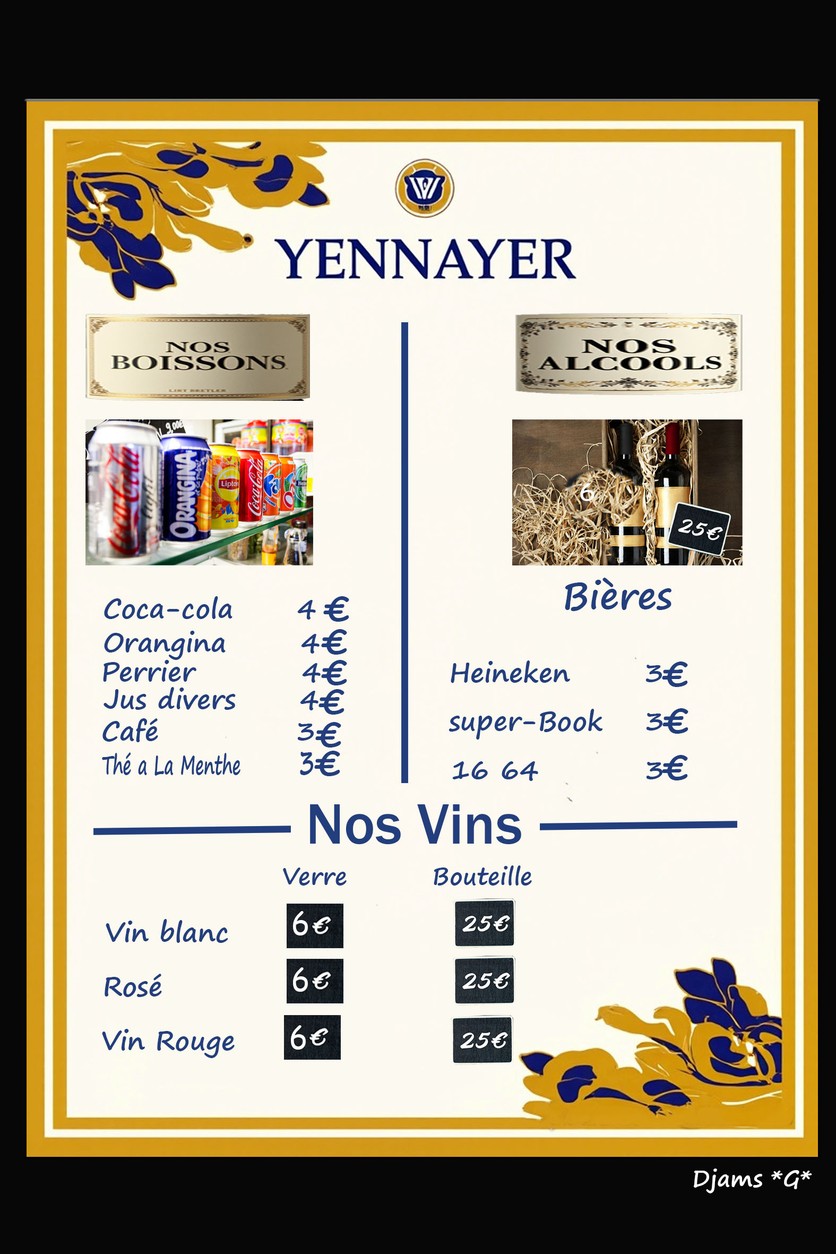 RESTAURANT YENNAYER CHEZ MAKSEL menu 2