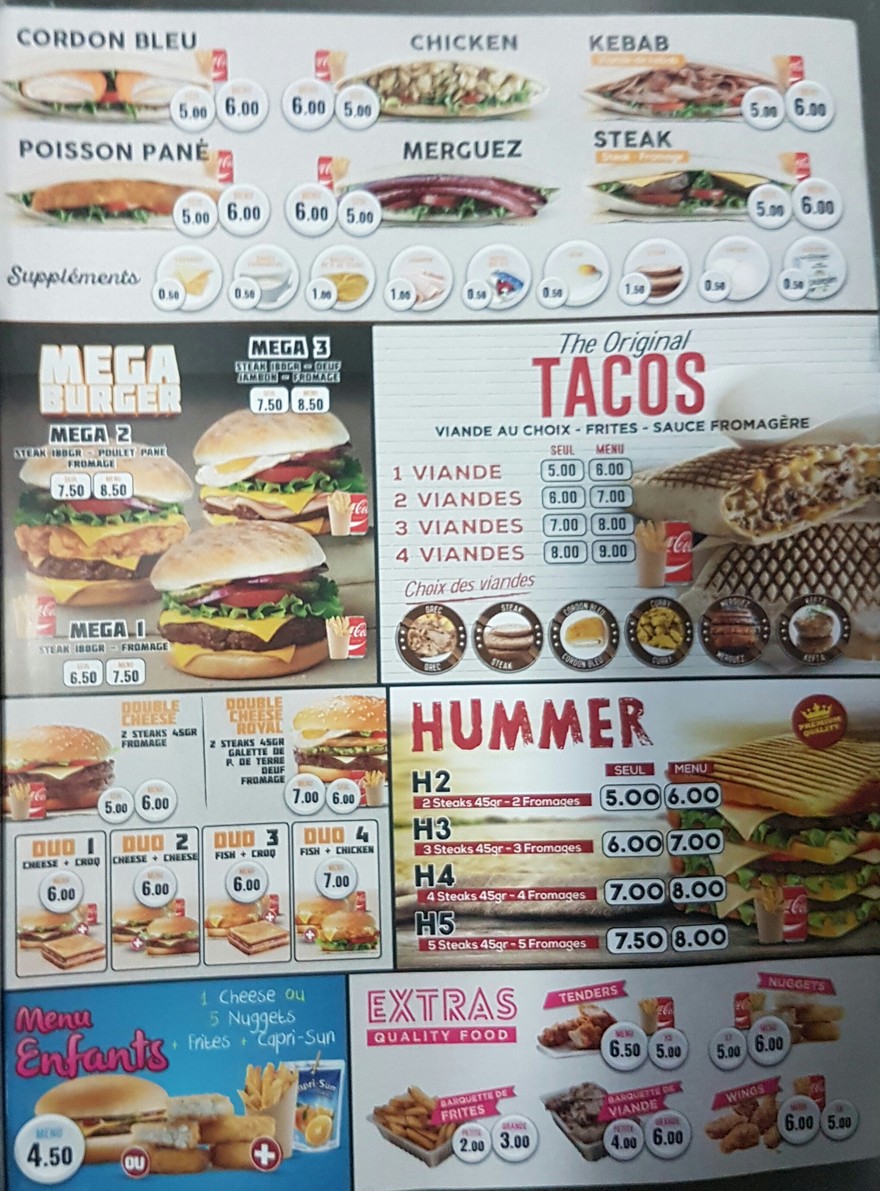 Good time menu 3